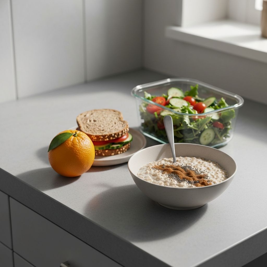 Overview of daily meals and lifestyle patterns